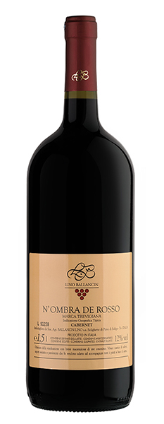 Vino Rosso Tranquillo N'Ombra de Rosso Marca Trevigiana IGT